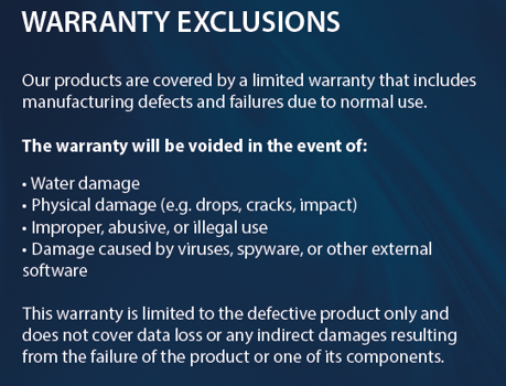 ECO-PC warranty exclusions and conditions that void the limited warranty.